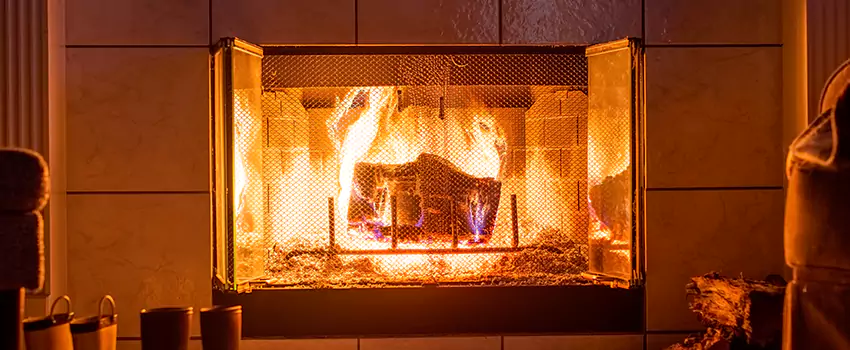 Mendota Hearth Landscape Fireplace Installation in Howard, Wisconsin