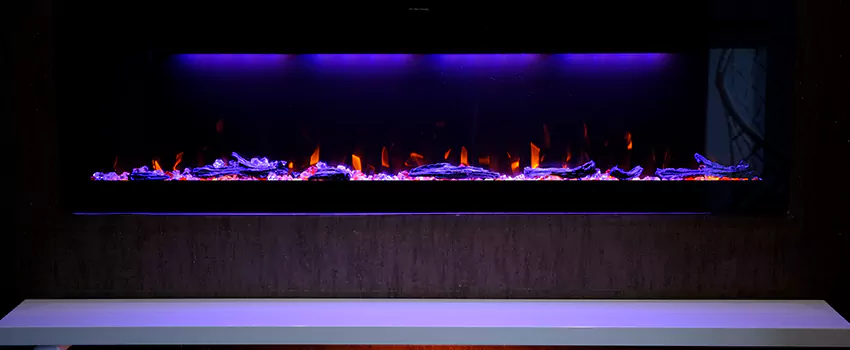 Dynamic Flame Color Fireplace Installation in Howard, WI