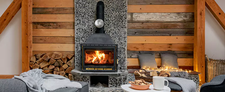 Thelin Hearth Products Direct Vent Gas Stove Fireplace Inspection in Howard, Wisconsin